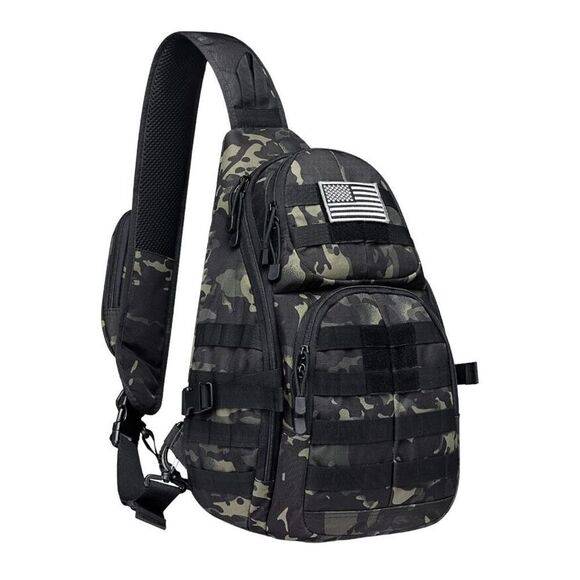 CCDW Tactical EDC Sling Backpack, Military Rover Shoulder Sling Bag Pack with Pi - Picture 1 of 6